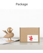 Wooden Bird Decorative Ornament