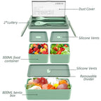 1400ml Double Layer Bento Box