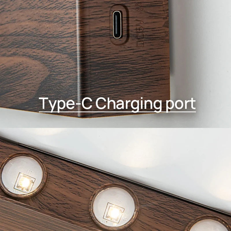 Rechargeable LED Wall Lamp, USB-C Touch Light with 3 Modes - product view 4