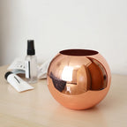 Round Stainless Steel Decorative Vase