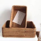 Woven Rattan Storage Basket
