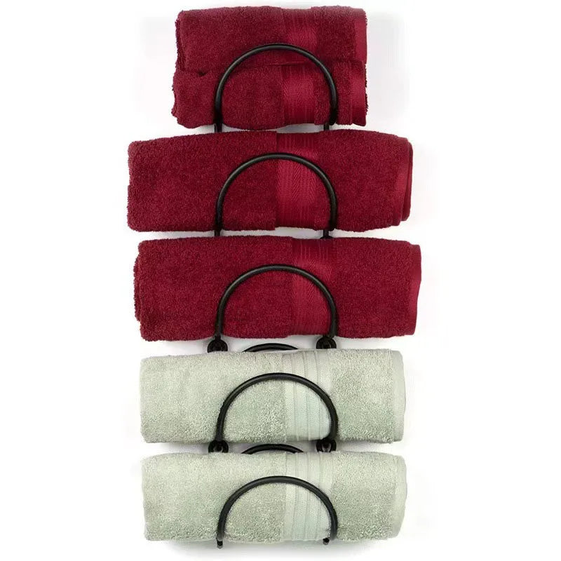 Wall-Mounted Bathroom Towel Rack, 3 or 5 Tiers — product view 6