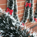 Snow-Flocked Christmas Garland, 2 m PVC Holiday Decoration - product view 2