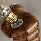Resin Fist Wall Light, Left or Right Hand Design — product view 5