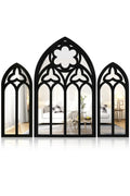 Gothic Arch Decorative Mirrors, Set of 3