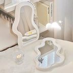 Wavy Frame Decorative Wall Mirror