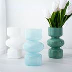 Coloured Glass Decorative Flower Vase
