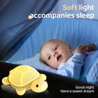 USB Rechargeable Silicone Turtle Night Light