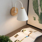 Scandinavian Wood & Iron Wall Light