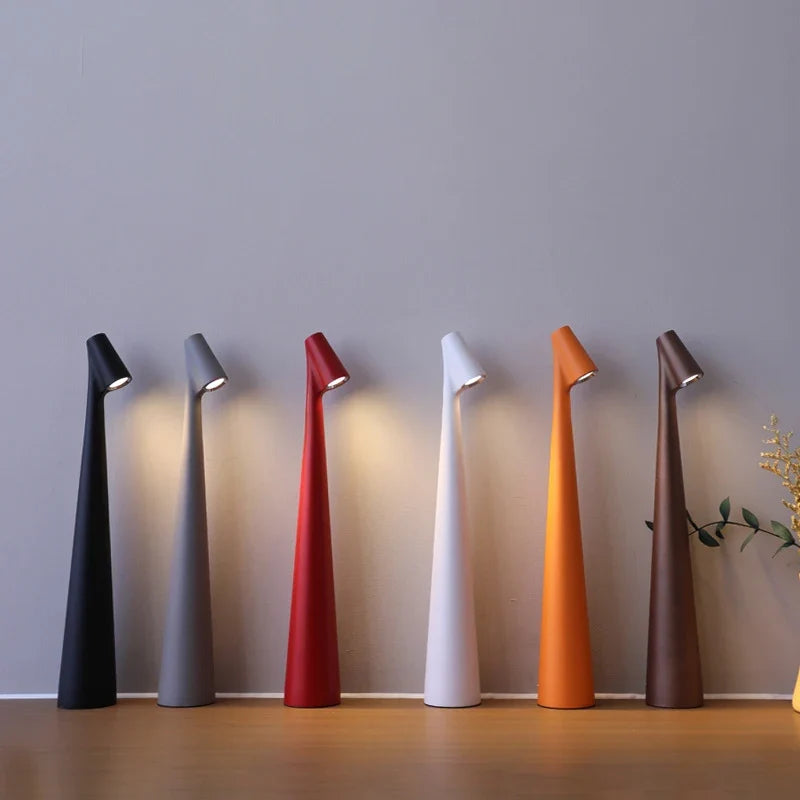 Rechargeable LED Table Lamp, Slim Touch-Dimmable Bedside Light - product view 1
