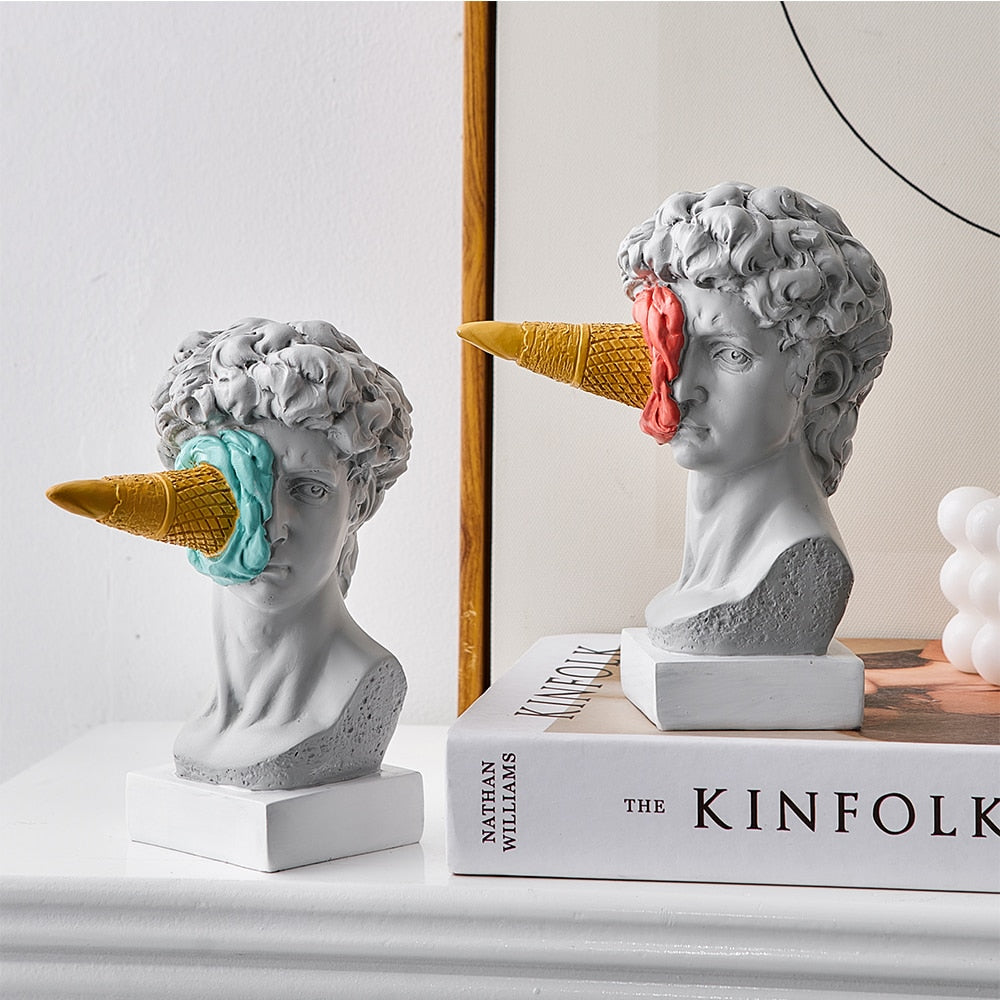 Classical Bust with Ice Cream Sculpture – product image 6