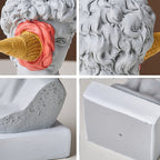 Classical Bust with Ice Cream Sculpture – product image 7