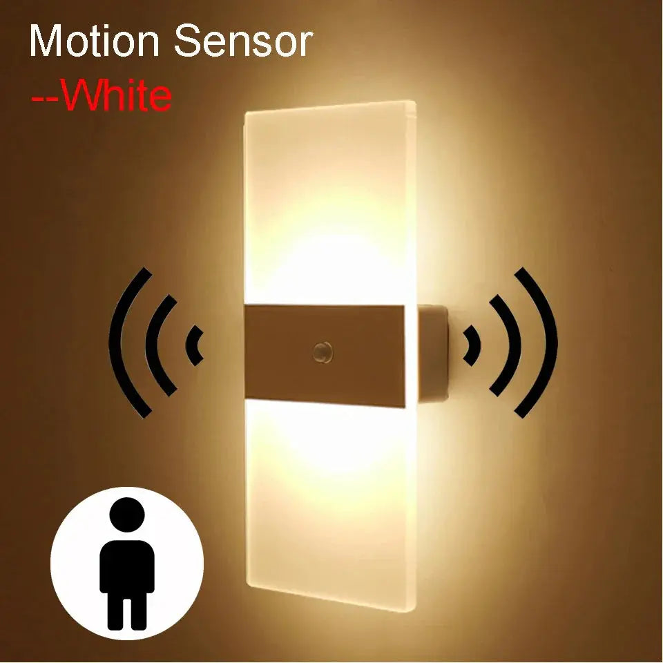 USB Rechargeable Panel Wall Light