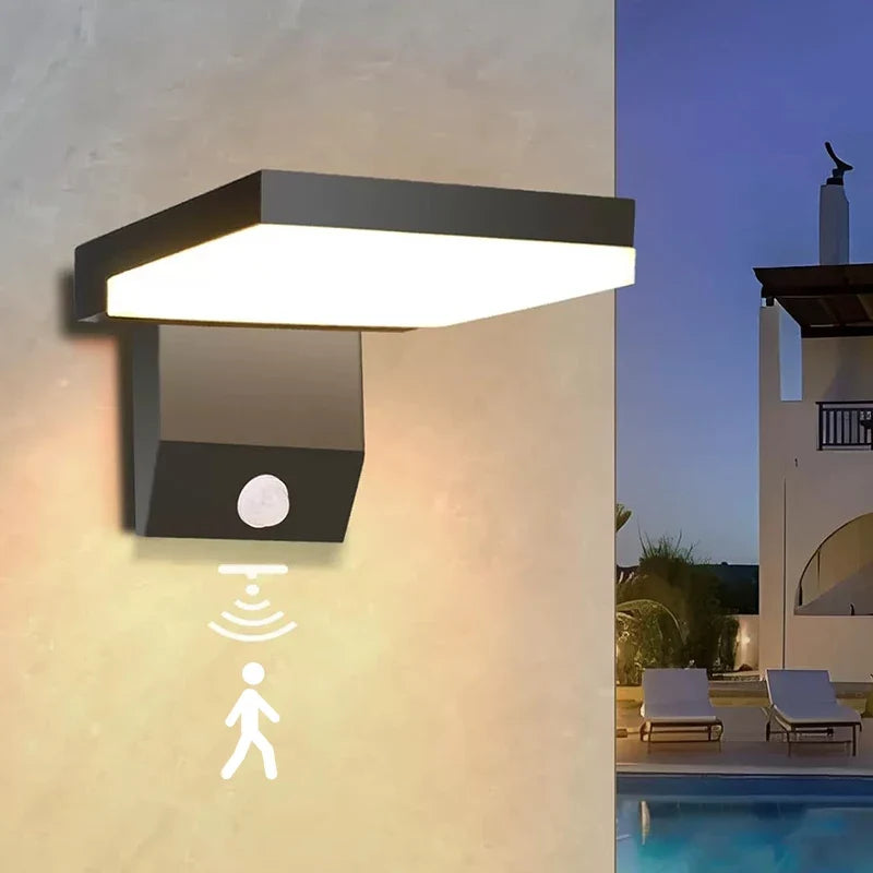 Outdoor LED Wall Light, IP65, Motion Sensor Option