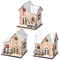 LED Christmas House Lantern, Battery-Powered Holiday Decoration - product view 5