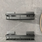 Adhesive Bathroom Shelf, Drill-Free Shower Storage Organiser — product view 7