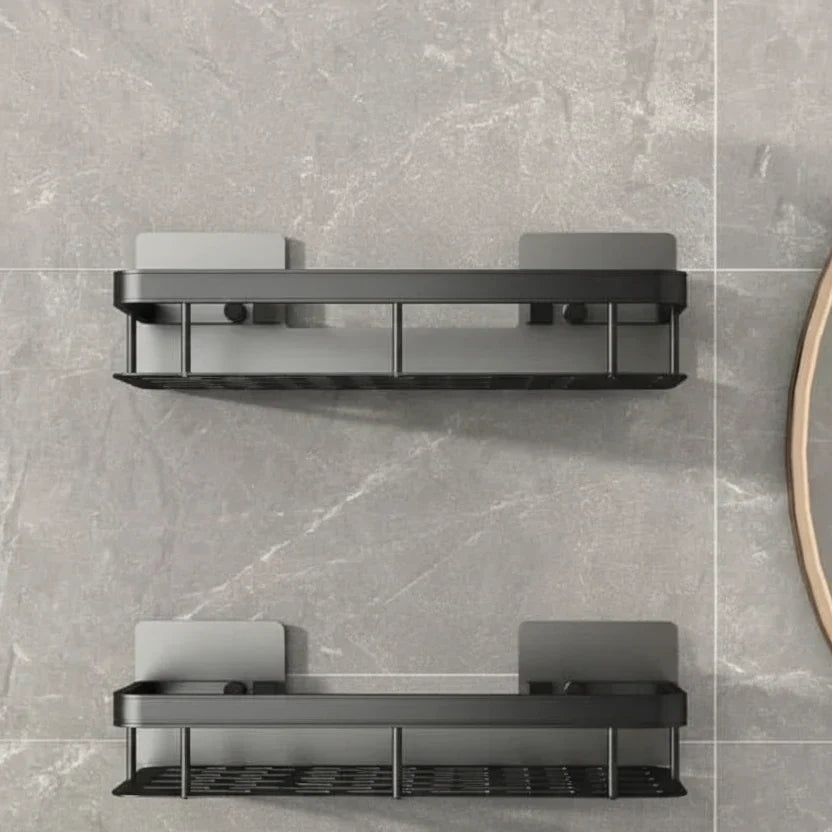 Adhesive Bathroom Shelf, Drill-Free Shower Storage Organiser — product view 7