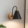 Scandinavian Wood & Iron Wall Light