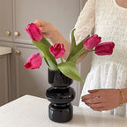 Coloured Glass Decorative Flower Vase