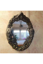Ornate Resin and Glass Wall Mirror