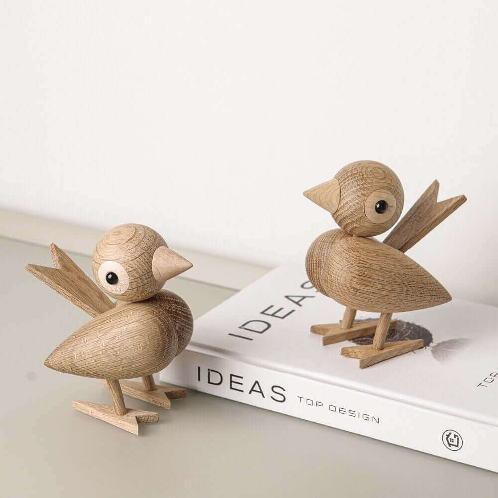 Wooden Bird Decorative Ornament