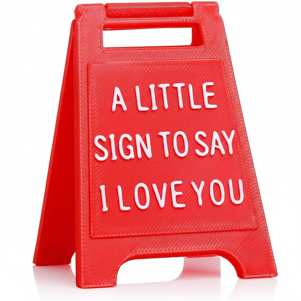 Love Message Tabletop Sign, Freestanding Gift Decoration — product view 1