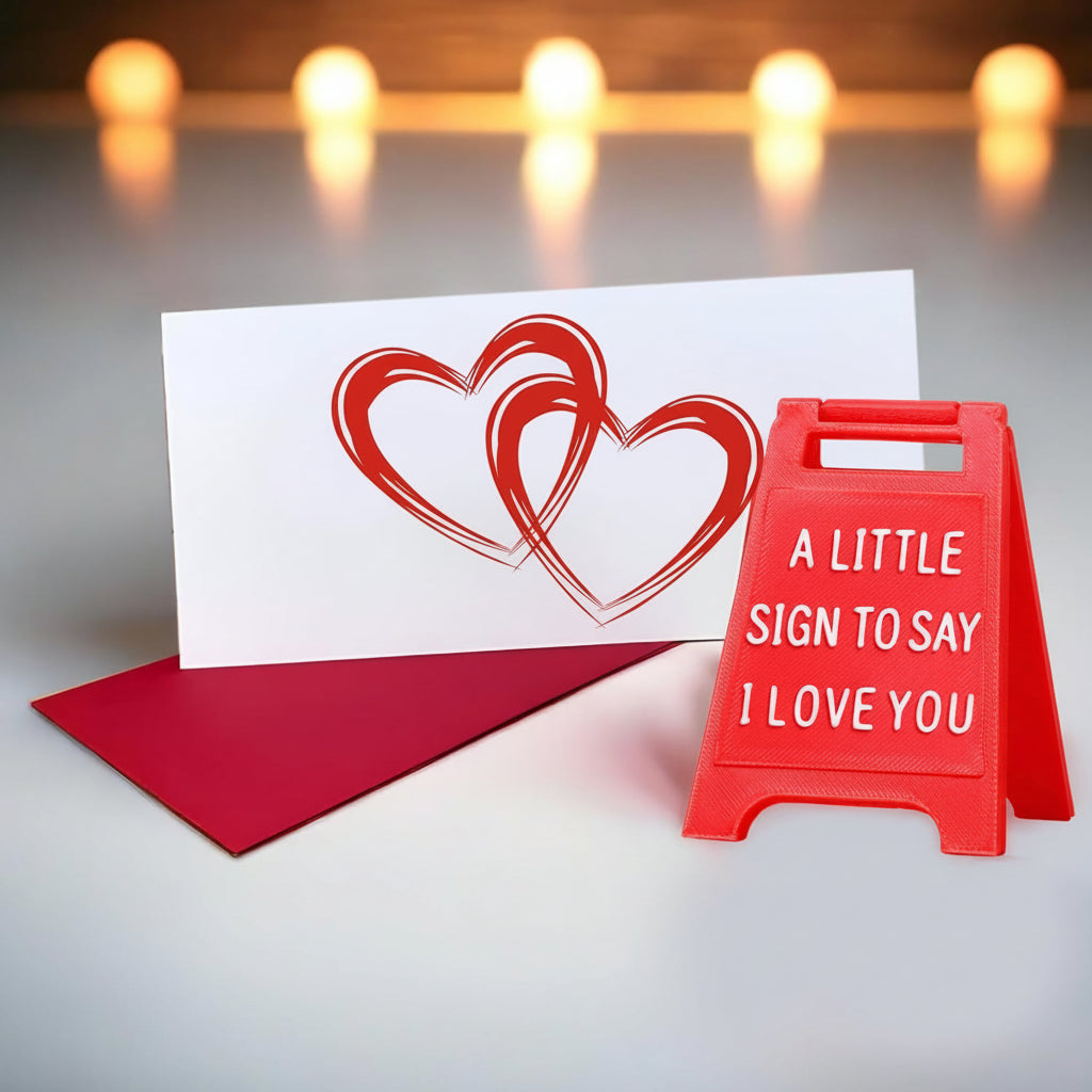 Love Message Tabletop Sign, Freestanding Gift Decoration — product view 4