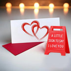 Love Message Tabletop Sign, Freestanding Gift Decoration — product view 4