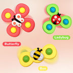 Baby Toy Suction Spinner Sensory Toy Bath High Chair
