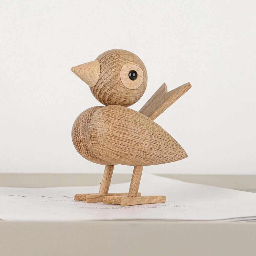 Wooden Bird Decorative Ornament