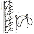 Wall-Mounted Bathroom Towel Rack, 3 or 5 Tiers — product view 5