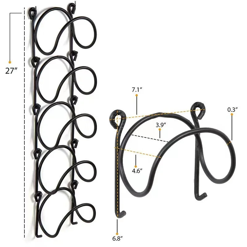 Wall-Mounted Bathroom Towel Rack, 3 or 5 Tiers — product view 5