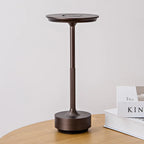 USB-C Rechargeable Table Lamp, Dimmable Aluminium LED Light - Champagne
