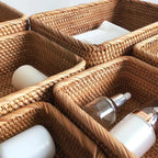 Woven Rattan Storage Basket