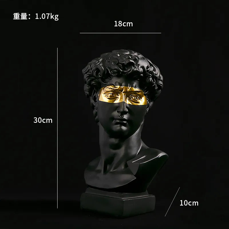 Classical Head Resin Bust