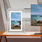 Acrylic Digital Photo Frame Portable IPS Display with Built-in Battery