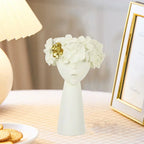 Classical Head Resin Flower Vase