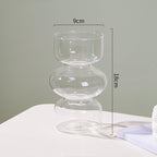 Coloured Glass Decorative Flower Vase