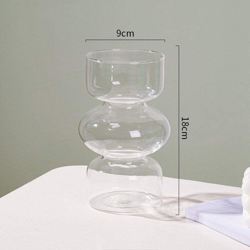 Coloured Glass Decorative Flower Vase