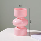 Coloured Glass Decorative Flower Vase