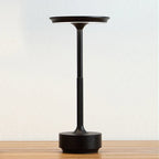 USB-C Rechargeable Table Lamp, Dimmable Aluminium LED Light - Black