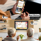 WiFi Digital Photo Frame IPS HD Touch Screen, 32GB