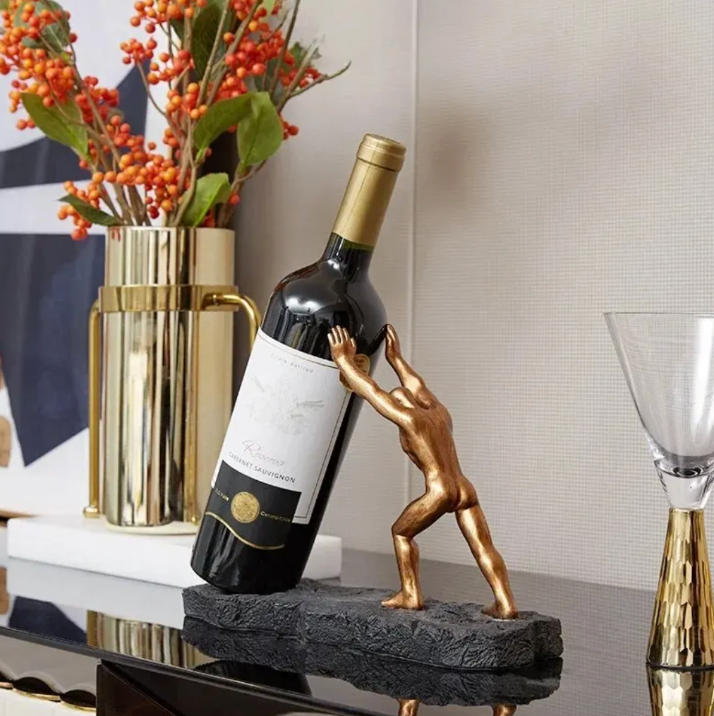 Decorative Figure Wine Bottle Holder