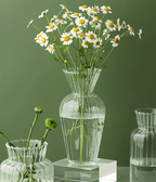 Petal Texture Glass Bud Vase