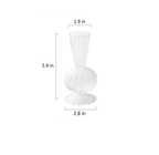 Petal Texture Glass Bud Vase