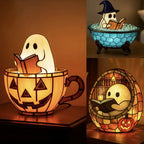 Halloween Ghost LED Lamp, USB Resin Night Light - product view 5