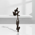 Seated Couple Resin Figurine, Romantic Shelf Decoration — product view 6