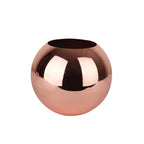 Round Stainless Steel Decorative Vase