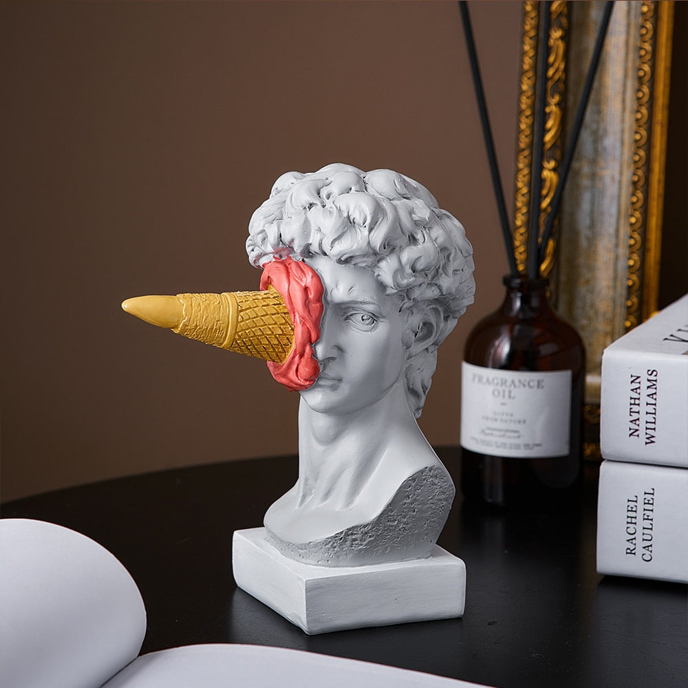 Classical Bust with Ice Cream Sculpture – product image 4