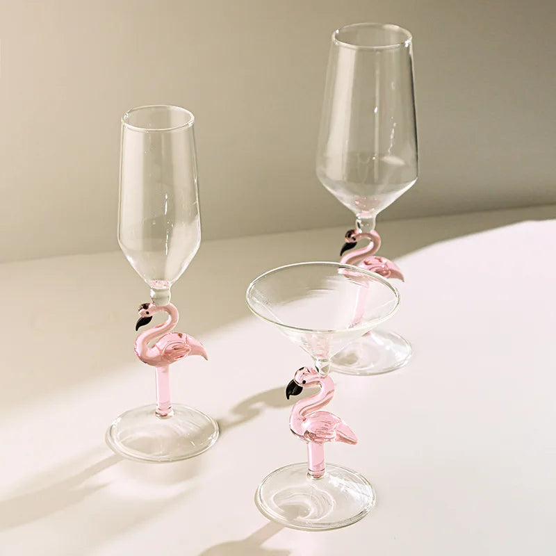 Flamingo Stem Glassware